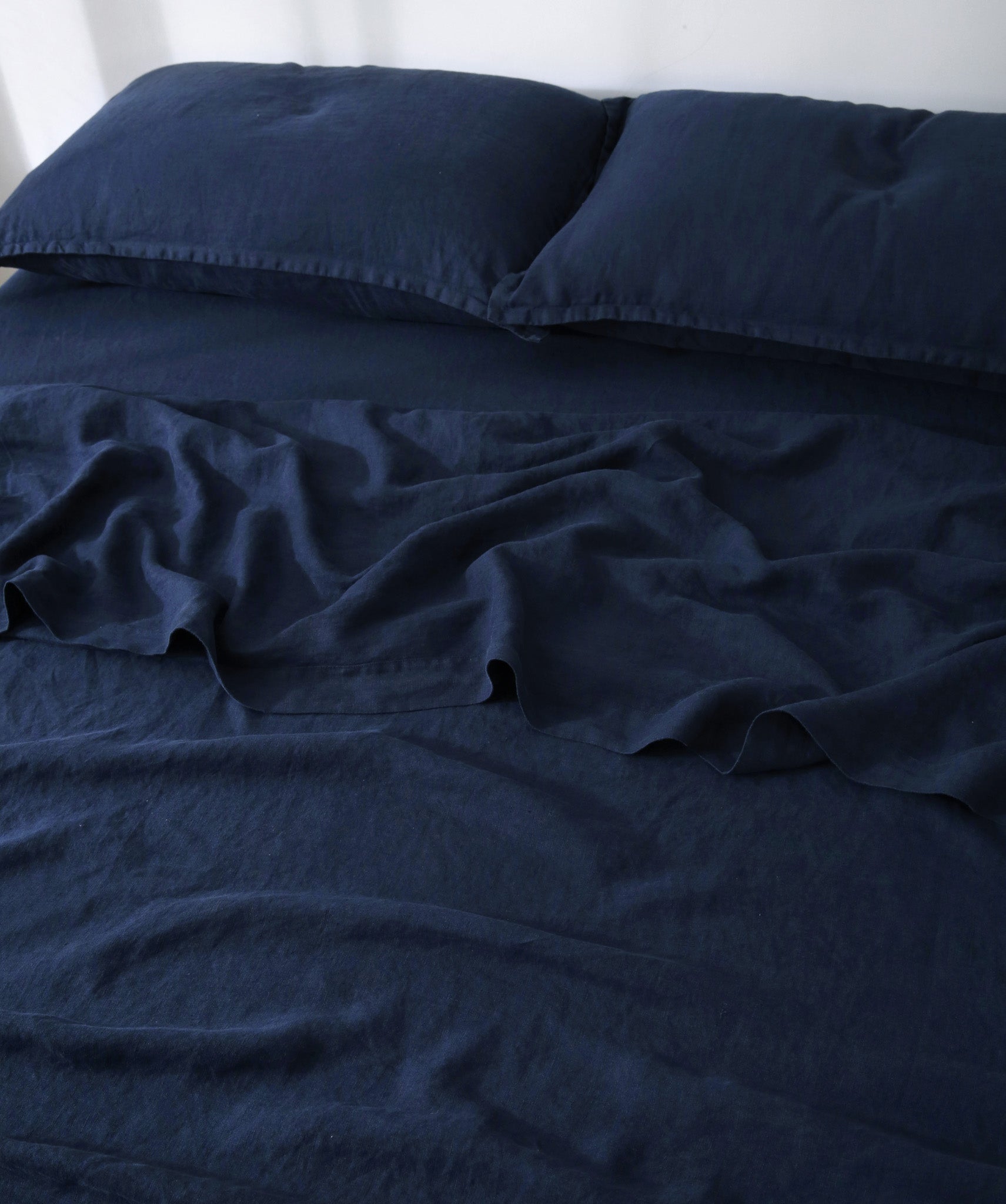 Linen Flat Sheet - Ocean