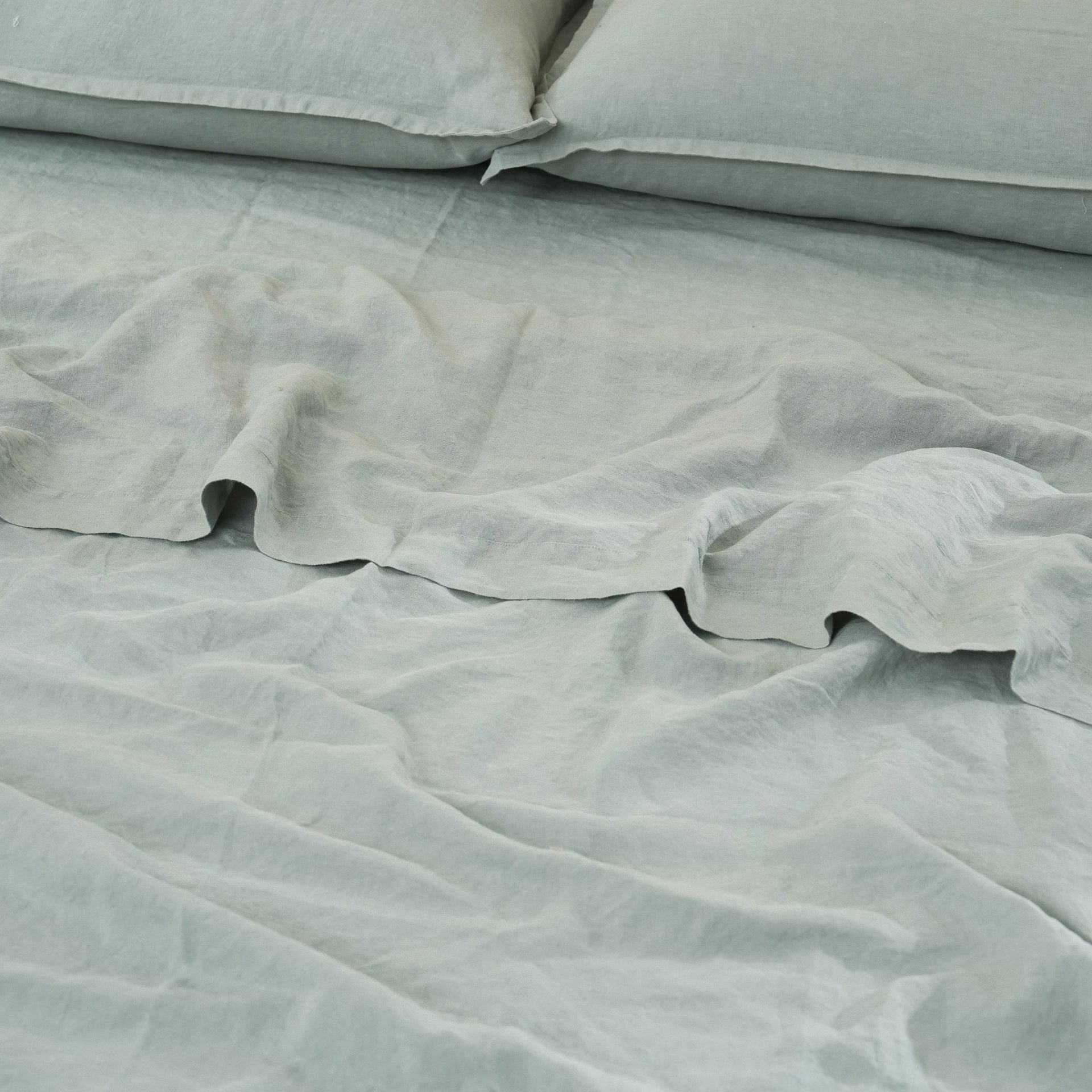 Linen Flat Sheet - Sage