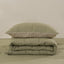 King Quilted Pillow Cases (2) - 100% French Flax Linen (Set of Two)