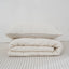 King Quilted Pillow Cases (2) - 100% French Flax Linen (Set of Two)