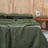 Linen Flat Sheet - Forest