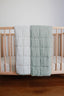 Quilted Linen Blanket - SAGE - Selah + Stone